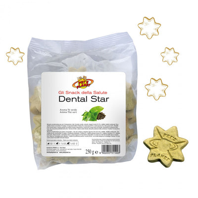 Dental Star Santé Dentaire - léger et croquant, cuit au four. Aromatisé au thé vert